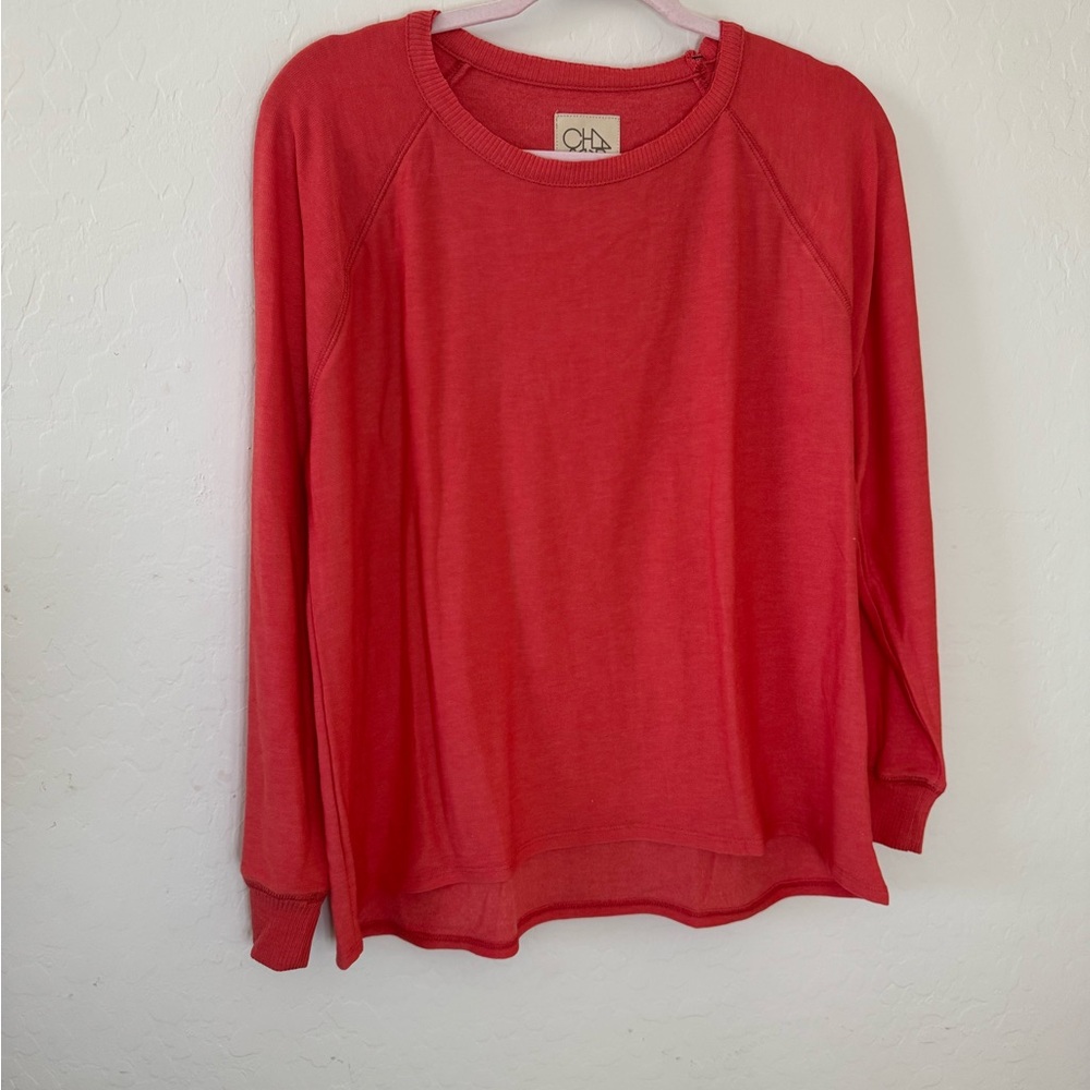 Chaser Coral Crew Neck Sweatshirt